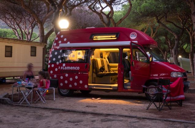 Camping in the Autumn Sun with Flamenco Campers