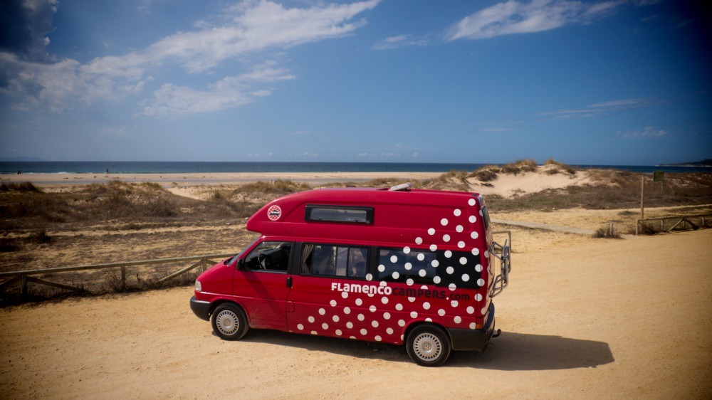 Camping in the Autumn Sun with Flamenco Campers